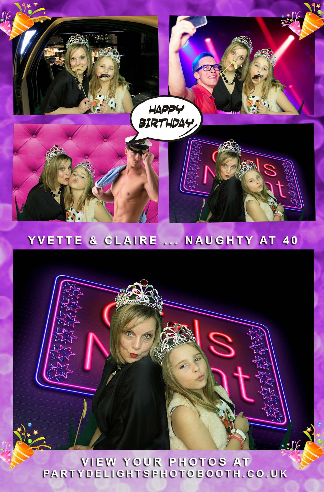 Yvette and Claire’s 40th birthday! - Prints | View more photos from the event at gallery.partydelightsphotobooth.co.uk/u/PartyDelightsPhotoBooth/Yvette-and-Claire’s-40th-birthday-Prints